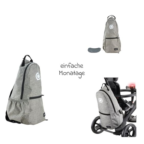 GLOBBER Bag for Explorer Trike - Grey