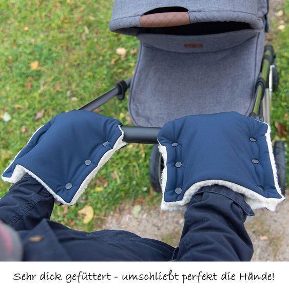 Glückspilzig Kinderwagen Handwärmer 2-tlg. - Blau