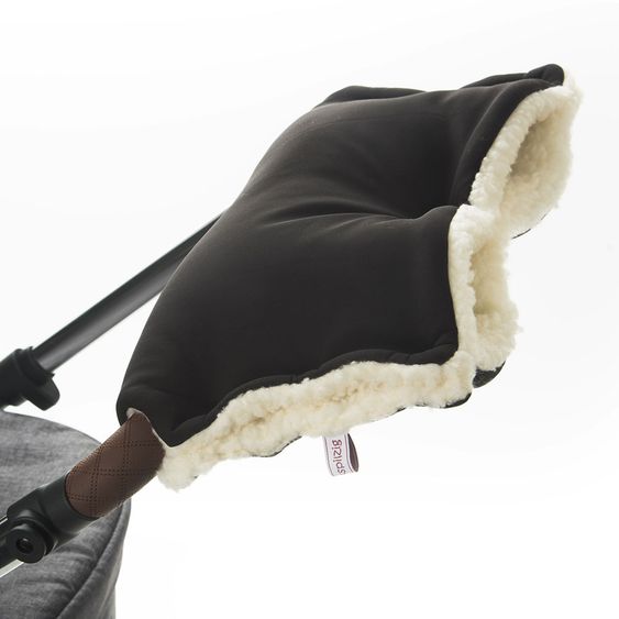 Glückspilzig Kinderwagen Handwärmer - Schwarz