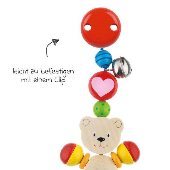 Goki Clipfigur - Herzbär