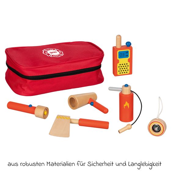 Goki Feuerwehreinsatztasche mit 7-tlg. Zubehör