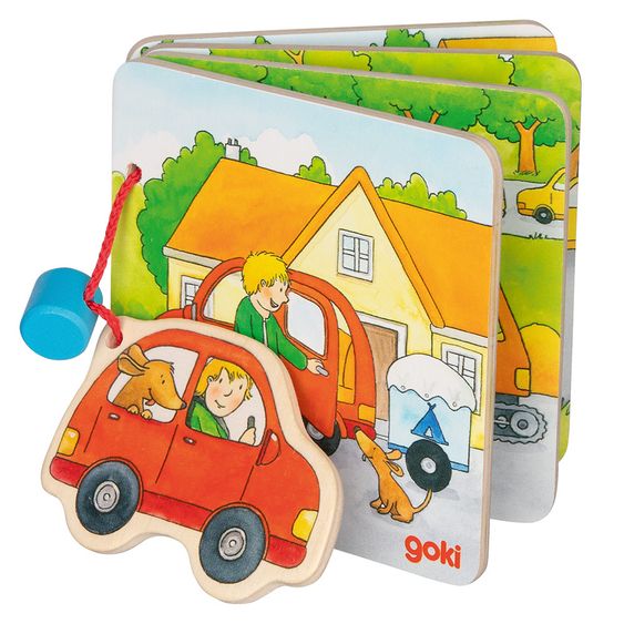 Goki Holz-Bilderbuch - Wir fahren in den Urlaub