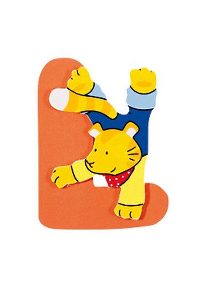 Goki Holzbuchstabe L - Tiger