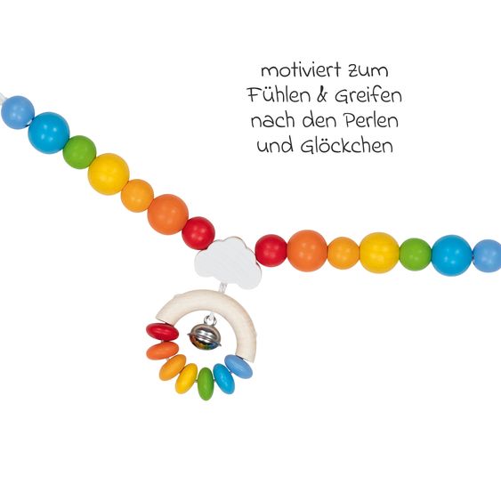 Goki Catena per passeggino - Regenbogen