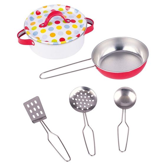 Goki Kochset Pünktchen 6-teilig