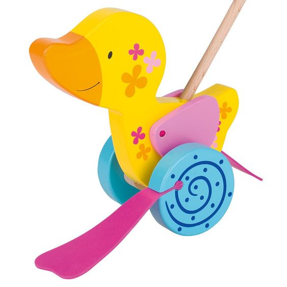 Goki Schiebetier Ente mit Watschelfüßen - Susibelle