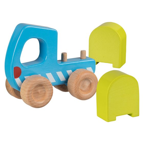 Goki Spielfahrzeug aus Holz - Lastwagen
