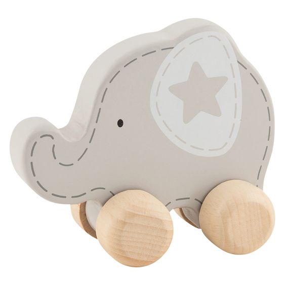 Goki Play vehicle pushing elephant