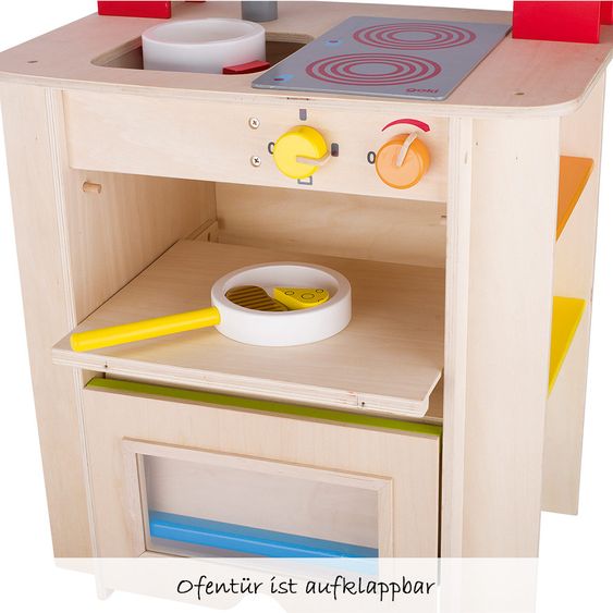 Goki Spielküche mit 9-tlg. Zubehör