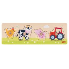 Steckpuzzle 4 Teile - Auf dem Land