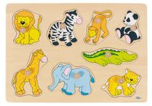 Steckpuzzle Zootiere - 8 Teile