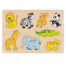 Steckpuzzle Zootiere - 8 Teile