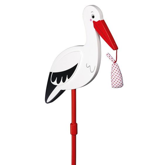 Goki Storch mit Babytuch