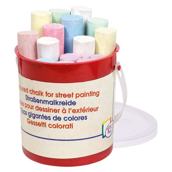 Goki Gesso stradale 15 pezzi Ø 2,5 cm - in secchio