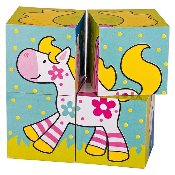 Goki Würfelpuzzle Meine Freunde - Susibelle