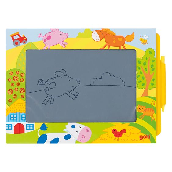 Goki Zaubertafel klein - Bauernhof