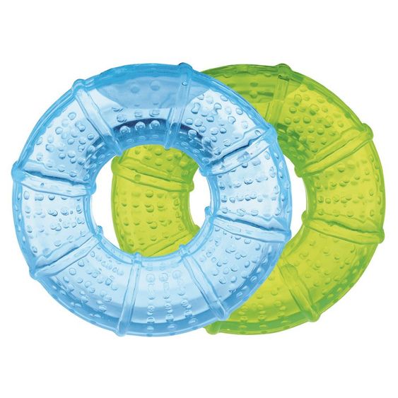 Goldi Kühl-Beißring 2er Pack - Blau Grün