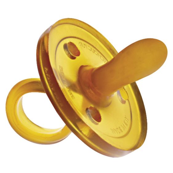 Goldi Schnuller Naturform Oval - Kautschuk 0-6 M