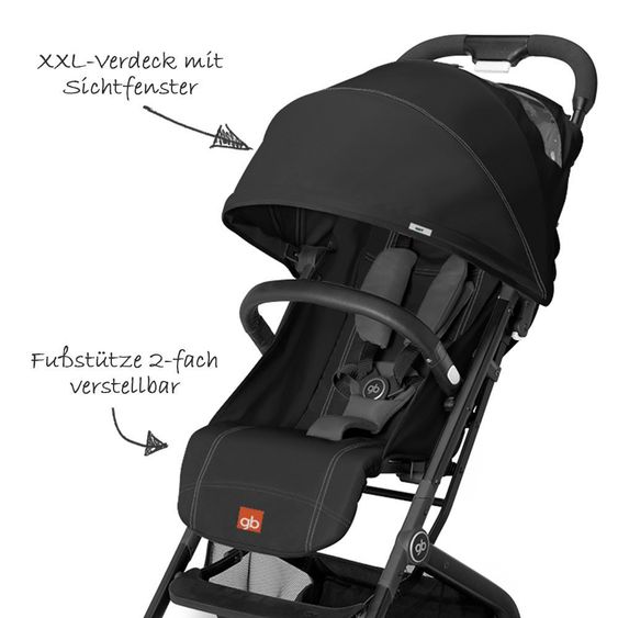Goodbaby Buggy Qbit - Monument Black