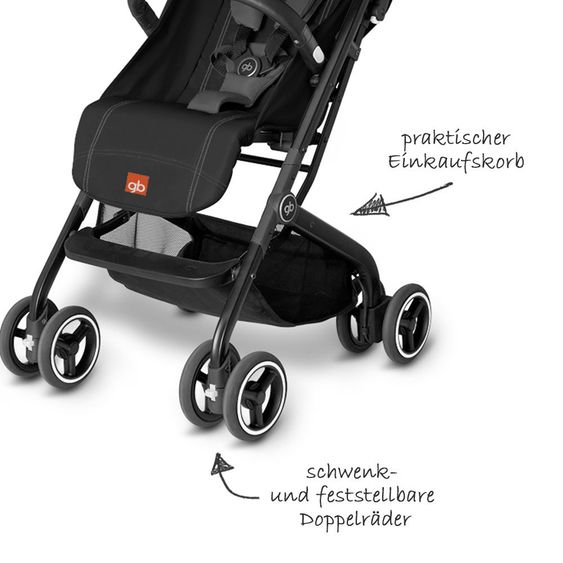 Goodbaby Buggy Qbit - Monument Black