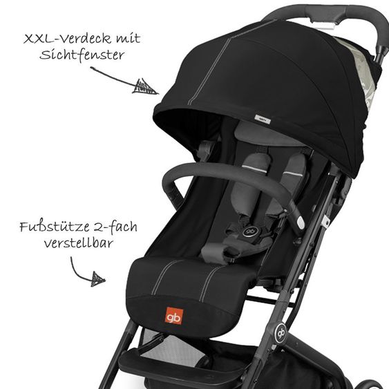 Goodbaby Buggy Qbit+ - Monument Black