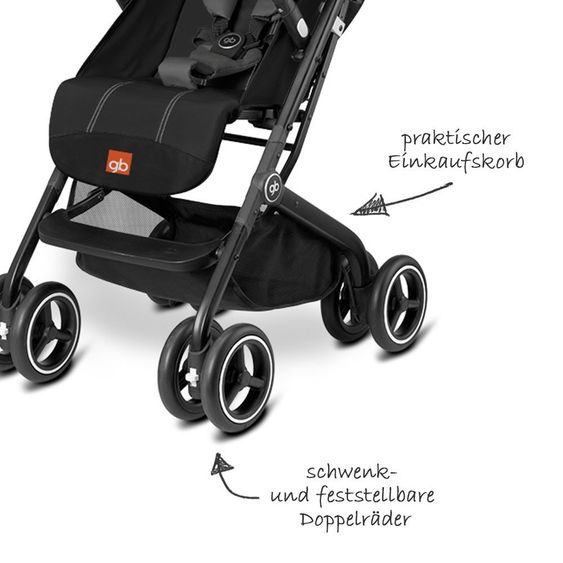 Goodbaby Buggy Qbit+ - Monument Black