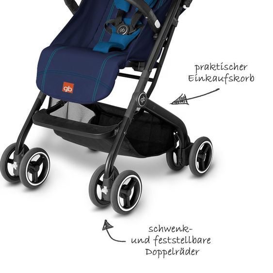 Goodbaby Buggy Qbit - Sea Port Blue