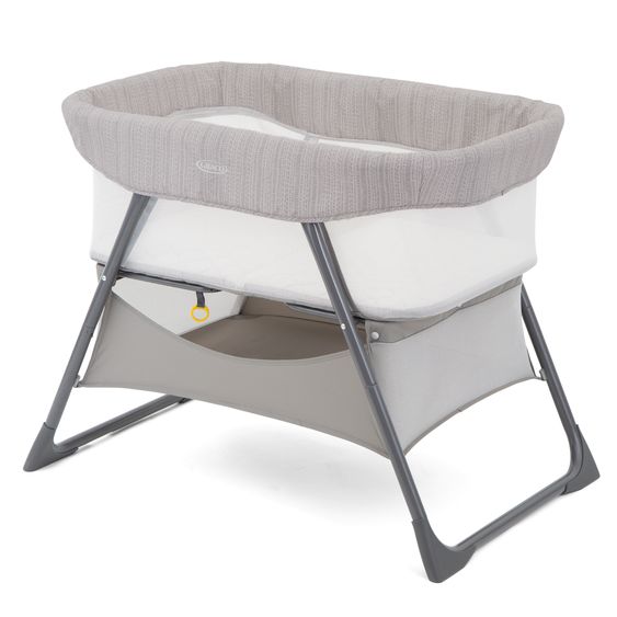 Graco 2-1 Beistellbett & Reisebett Side-By-Side ab Geburt - 6 Monate inkl. Matratze & Transporttasche - Fossil