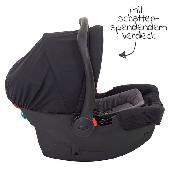 Graco Babyschale i-Size SnugEssentials - ab Geburt - 12 Monate (40 - 75 cm) - Midnight Black