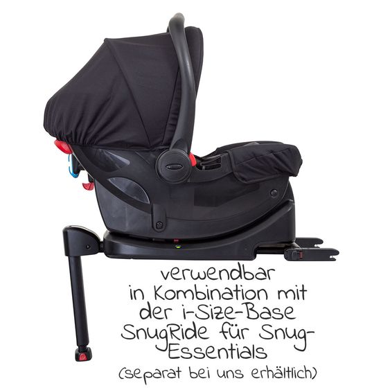 Graco Babyschale i-Size SnugEssentials - ab Geburt - 12 Monate (40 - 75 cm) - Midnight Black