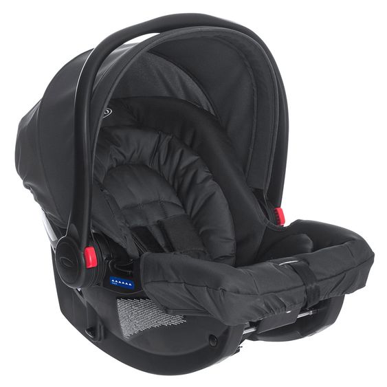 Graco Babyschale SnugRide - Gruppe 0+ - ab Geburt - 15 Monate (ab Geburt - 13 kg) - Midnight Black