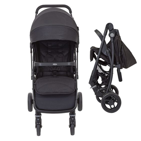 Graco Buggy / Sportwagen Breaze Lite inkl. Regenschutz - Black