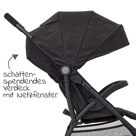 Graco Buggy / Sportwagen Breaze Lite inkl. Regenschutz - Black