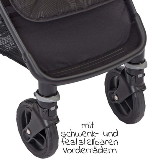 Graco Buggy / Stroller Breaze Lite incl. Raincover - Black