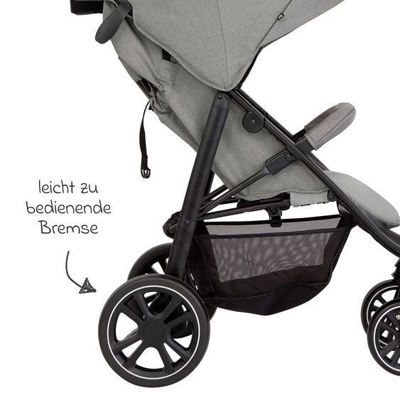 Graco Buggy & Sportwagen Eezefold DLX  mit Einhand-Faltmechanismus & Becherhalter - Lunar