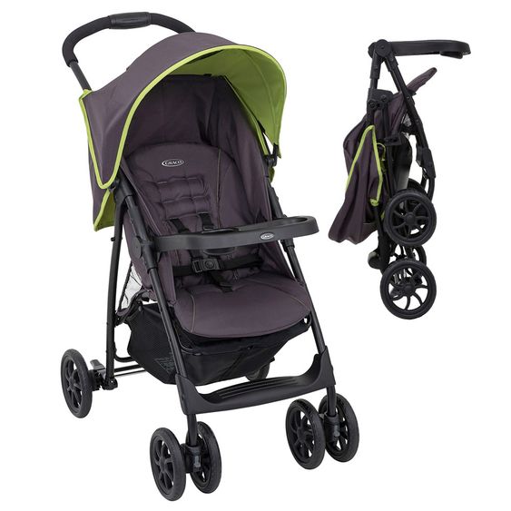 Graco Buggy / Sportwagen Mirage inkl. Snacktablett und Regenschutz - Grey Zest