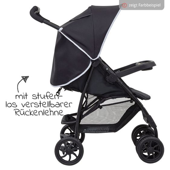 Graco Buggy / Sportwagen Mirage inkl. Snacktablett und Regenschutz - Grey Zest