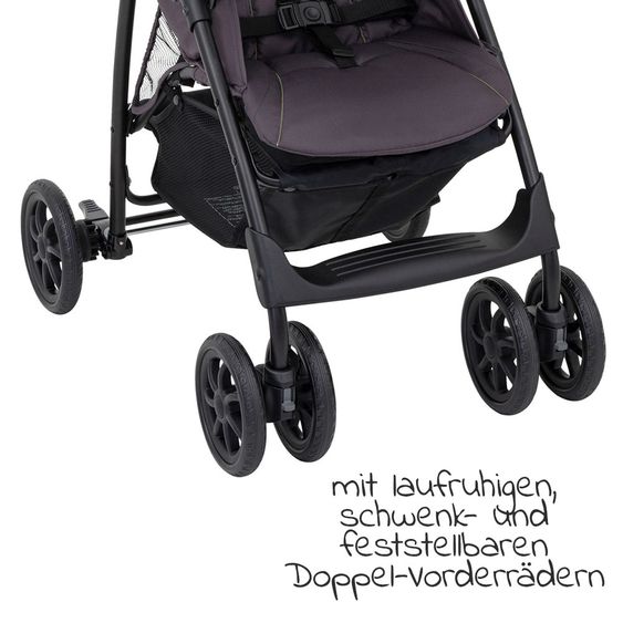Graco Buggy / Sportwagen Mirage inkl. Snacktablett und Regenschutz - Grey Zest