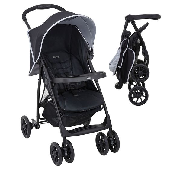 Graco Buggy / Sportwagen Mirage inkl. Snacktablett und Regenschutz - Shadow