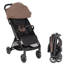 Buggy- & Sportwagen Myavo bis 22 kg belastbar nur 5,8 kg leicht mit Liegefunktion & Regenschutz - Fossil
