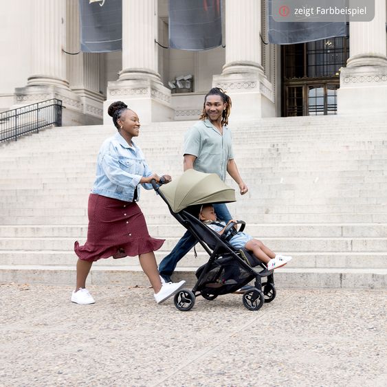 Graco Buggy- & Sportwagen Myavo bis 22 kg belastbar nur 5,8 kg leicht mit Liegefunktion & Regenschutz - Fossil
