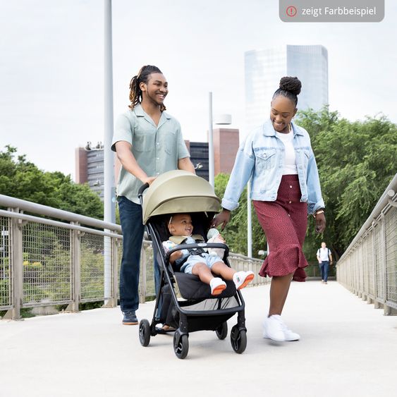 Graco Buggy- & Sportwagen Myavo bis 22 kg belastbar nur 5,8 kg leicht mit Liegefunktion & Regenschutz - Fossil