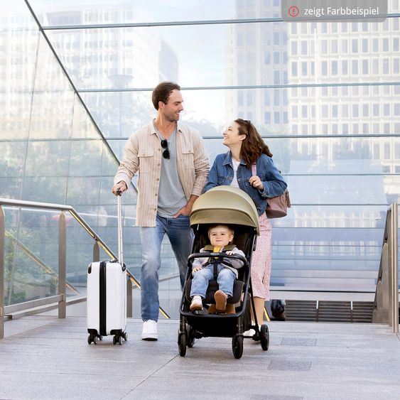 Graco Buggy- & Sportwagen Myavo bis 22 kg belastbar nur 5,8 kg leicht mit Liegefunktion & Regenschutz - Fossil