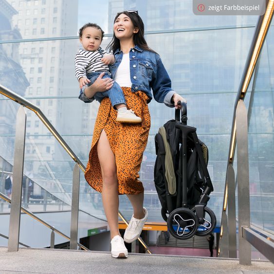 Graco Buggy- & Sportwagen Myavo bis 22 kg belastbar nur 5,8 kg leicht mit Liegefunktion & Regenschutz - Fossil