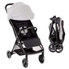 Buggy & Sportwagen Myavo bis 22 kg belastbar nur 5,8 kg leicht mit Liegefunktion & Regenschutz - Steeple Gray