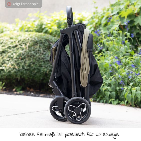 Graco Buggy & Sportwagen Myavo bis 22 kg belastbar nur 5,8 kg leicht mit Liegefunktion & Regenschutz - Steeple Gray