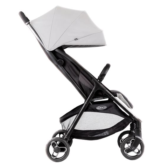 Graco Buggy & Sportwagen Myavo bis 22 kg belastbar nur 5,8 kg leicht mit Liegefunktion & Regenschutz - Steeple Gray