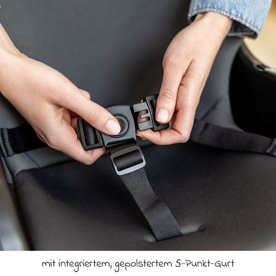 Graco Hochstuhl & Baby-Stuhl Presti ab 6 Monate nutzbar bis 27,3 kg nur 4,8 kg leicht, faltbar mit Ess-Tablett - Charcoal