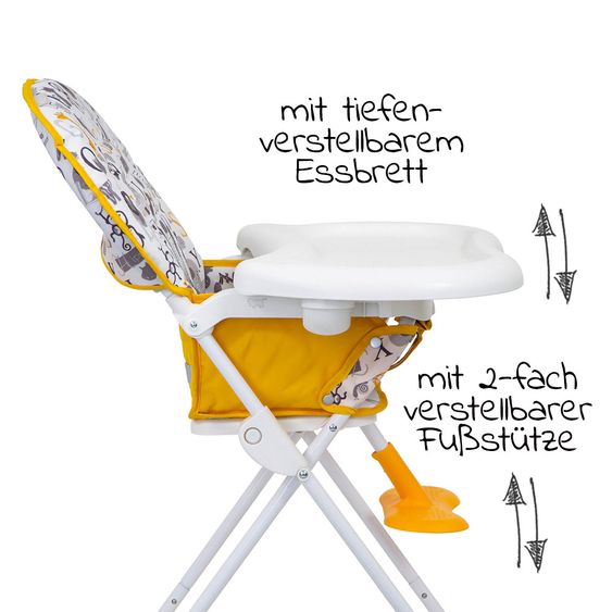 Graco Hochstuhl Snack n Stow - ABC