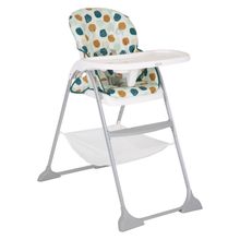 Hochstuhl SnackEase ab 6 Monate nutzbar bis 15 kg mit Ein-Hand-Faltmechanismus nur 6,3 kg leicht inkl. Ess-Tablett - Oranza